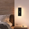 Modern Minimalistisk Rektangulär Rund Järn Aluminium LED Vägglampa För Sovrum