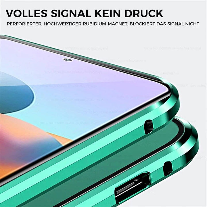 Samsung magnetiskt härdat glas dubbelsidigt telefonfodral