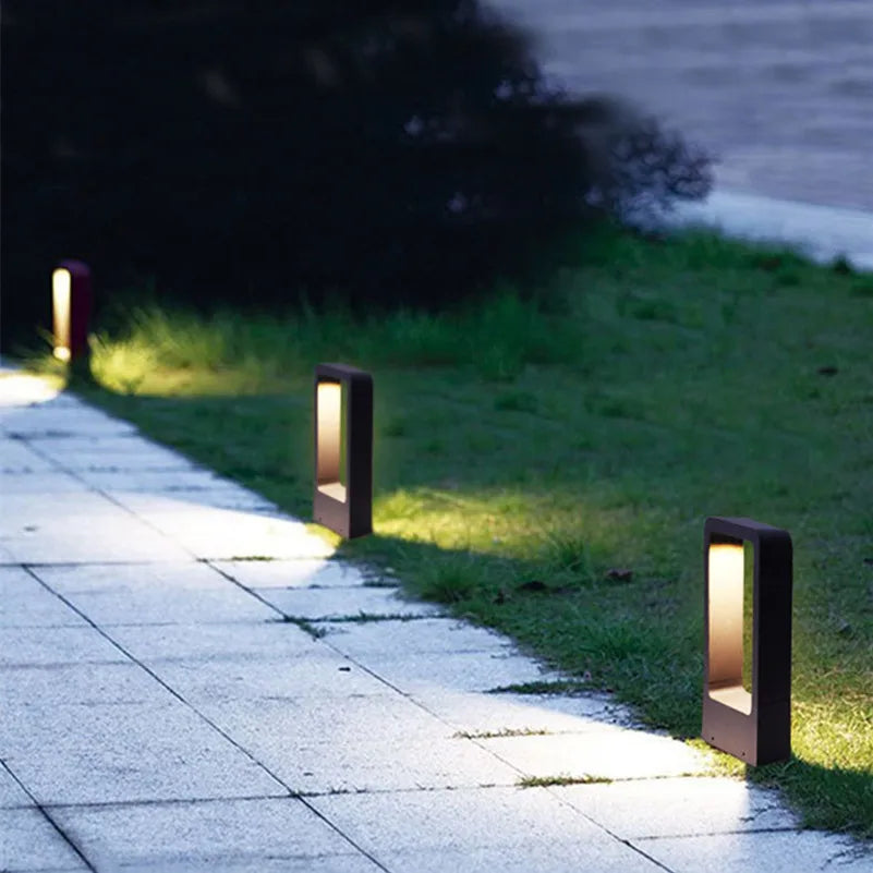 TerraLuxe Golvträdgårdslampa - vattentät LED-trädgårdsbelysning för stigar och terrasser