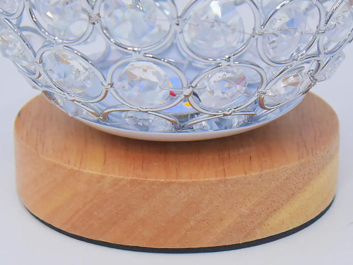 Modern Minimalistisk Rund USB Uppladdningsbar LED Nattlampa Bordslampa