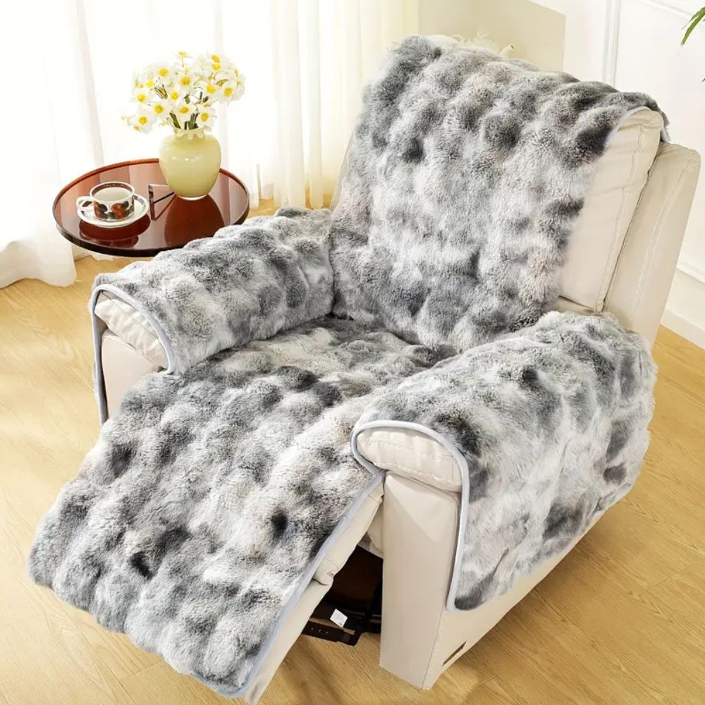Sammet Plush Recliner Sofföverdrag