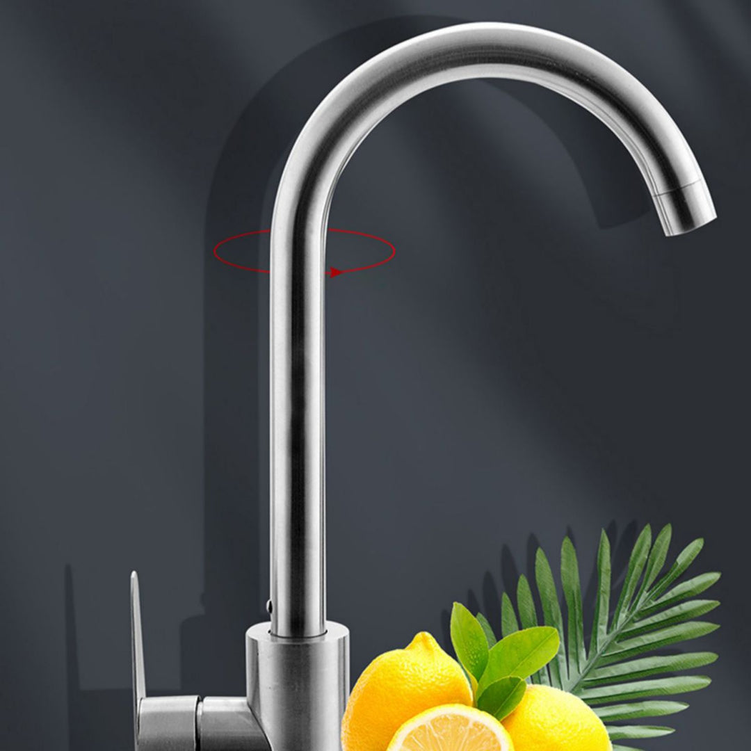 Modern bar prep spegel rostfritt stål med kran arbetsstation strip