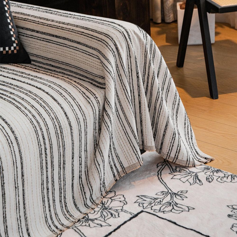Regal Stripes Chenille Sofföverdrag
