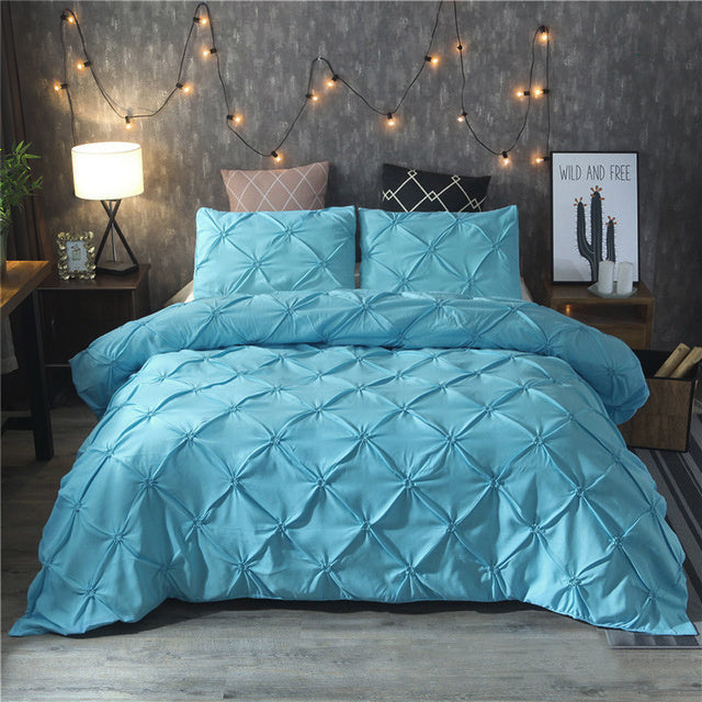 Lyxigt Mikrofiber Duvet Täcke Set för Eleganta Sovrum