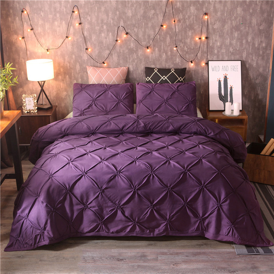 Lyxigt Mikrofiber Duvet Täcke Set för Eleganta Sovrum