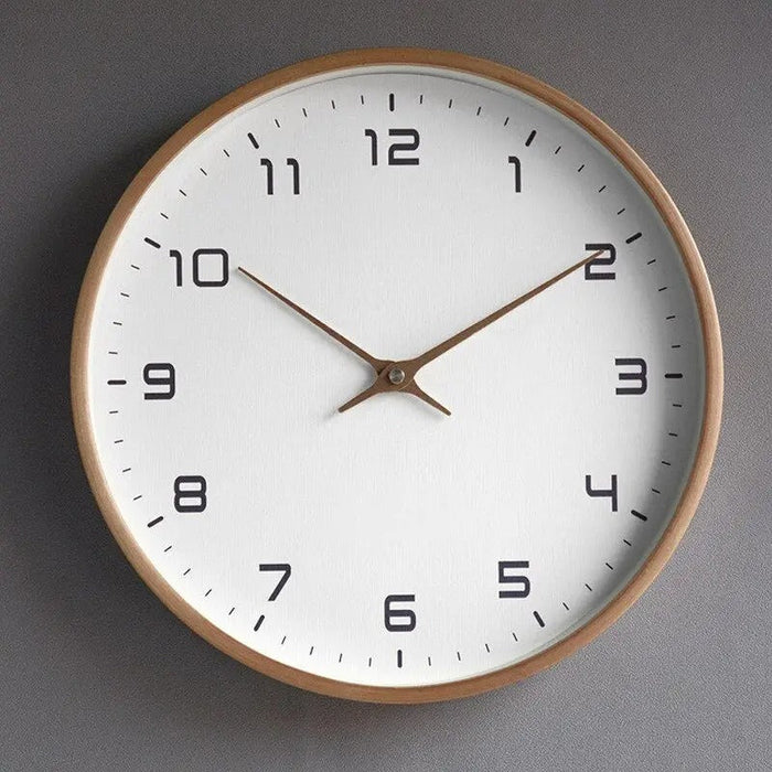 Skandinavisk Enkelhet Väggklocka | Minimalistisk Elegans för Varje Rum - DuraClock