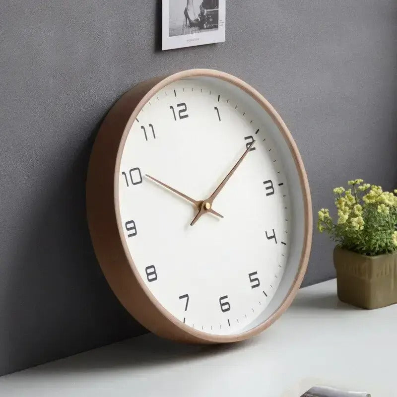 Skandinavisk Enkelhet Väggklocka | Minimalistisk Elegans för Varje Rum - DuraClock