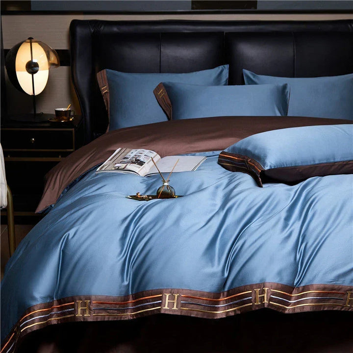 Lyxigt Satin Sängkläder 4-delars Set - OpulenceSleep