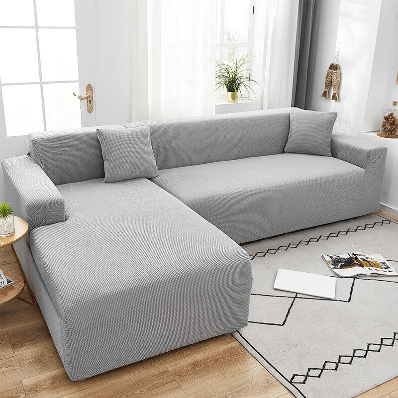 FlexiCover Elastisk Sofföverdrag – Skydd överdrag för Hörnsoffor och Standardsoffor