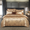 Ljuvlig Satin Duvet Cover med Blommönster