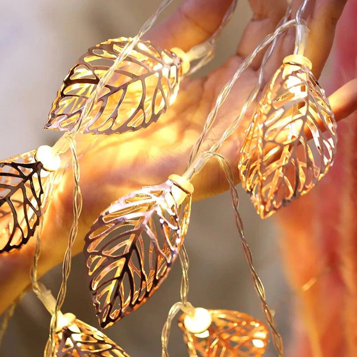Gyllene Blad Fairy Lights