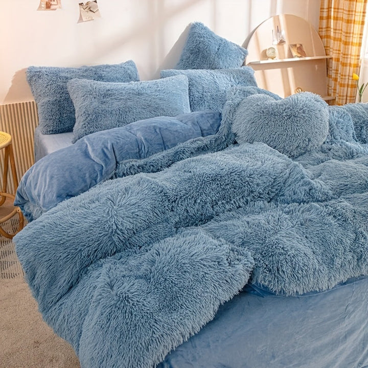 Lyxigt Sammet Duvet Täcke Set för Ultimat Komfort