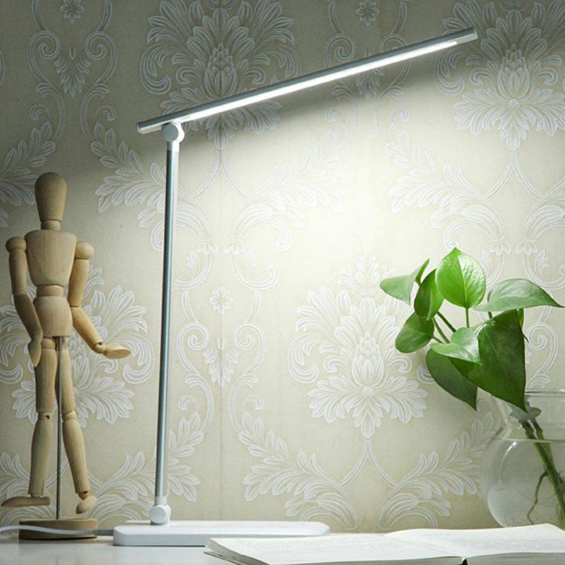 Minimalistisk Smart Fyrkant Bar Fällbar USB LED Skrivbordslampa
