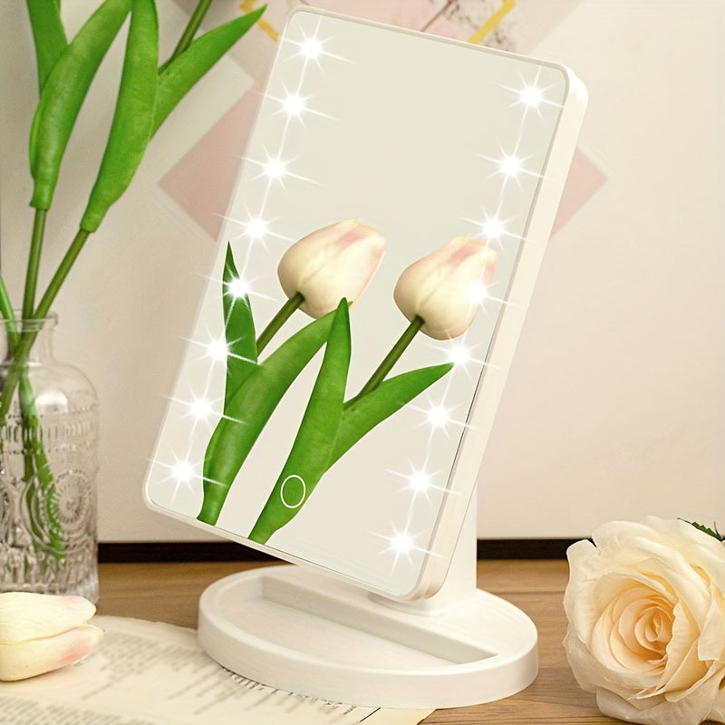 GlowPerfect - Justerbar Makeup Spegel med 16 LED