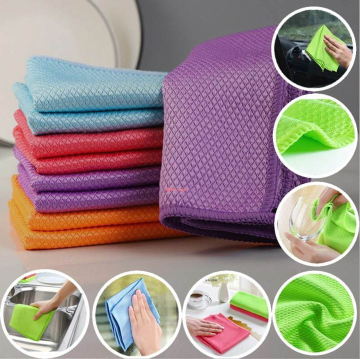 Soft Touch Wonder Cloth – Ränderfri rengöring av glas, speglar och rostfritt stål