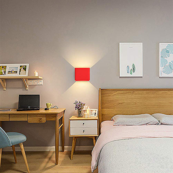 Modern fyrkantig vägglampa