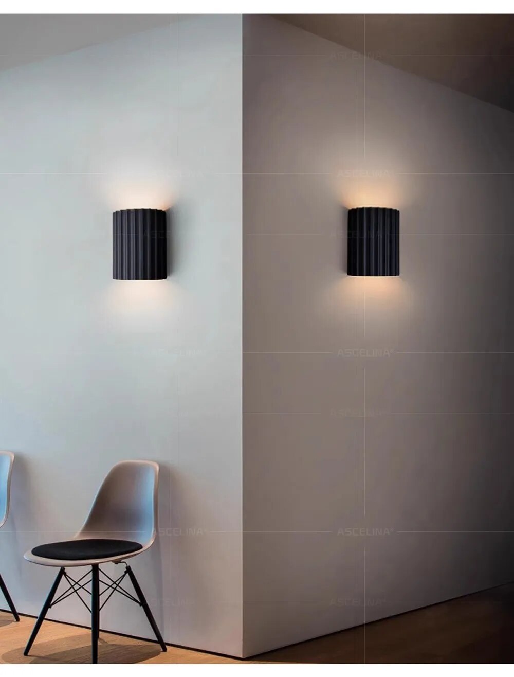 WarmthAura | Vägglampa i resin för en varm atmosfär