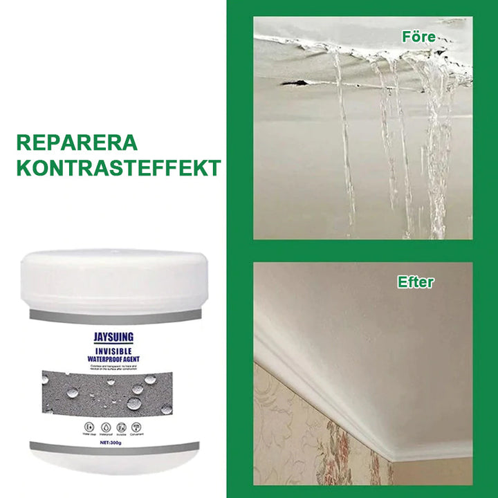 Transparent vattentät beläggning