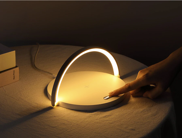 Bowlight Design 3-i-1 Nattlampa – Trådlös Laddare &amp; Lampa