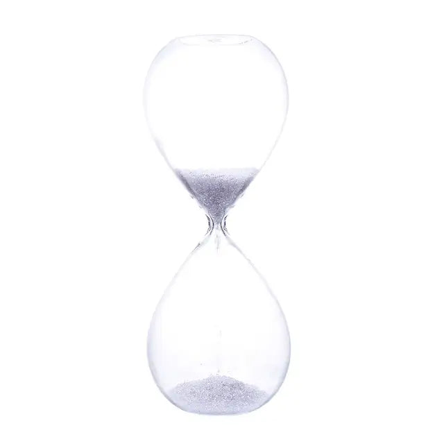 Kreativ transparent timglas av glas