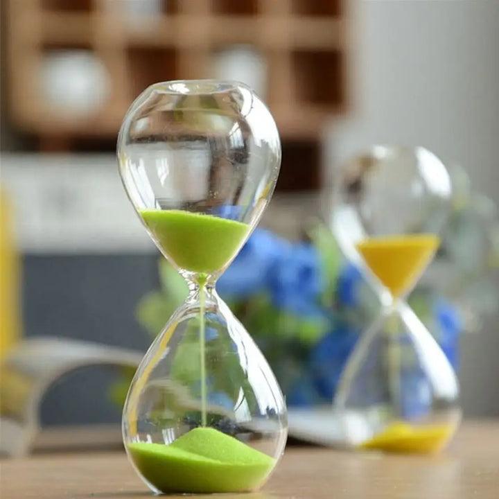 Kreativ transparent timglas av glas