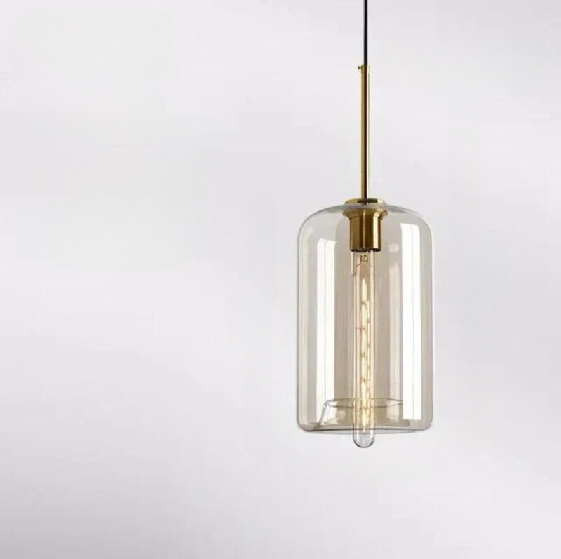NordicGlas - Modern Skandinavisk Glaspendellampa för Matrum och Vardagsrum