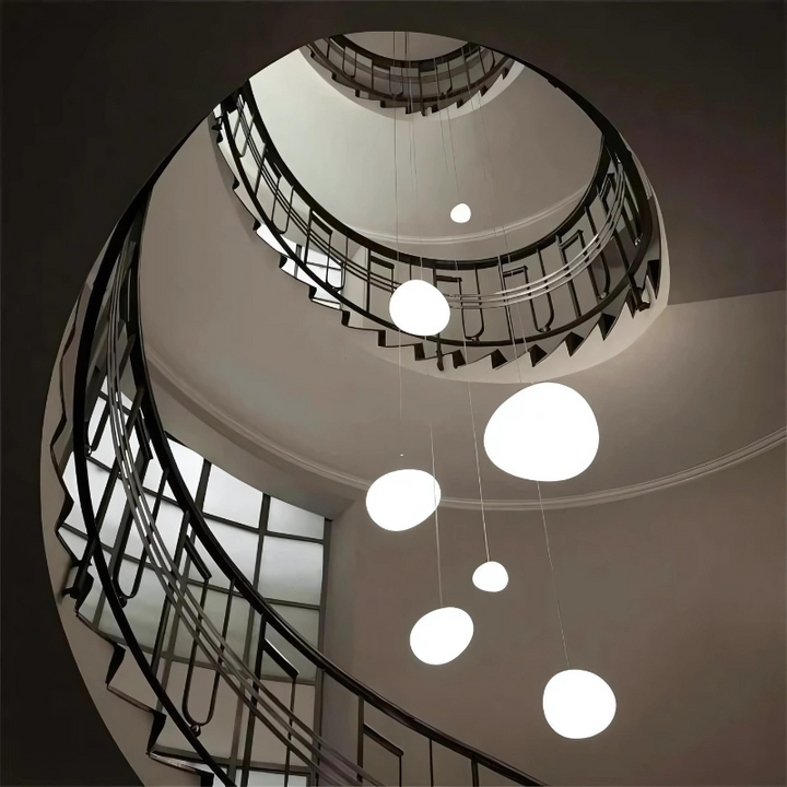 GloStone | Elegant Glaskelap Pendantlampa