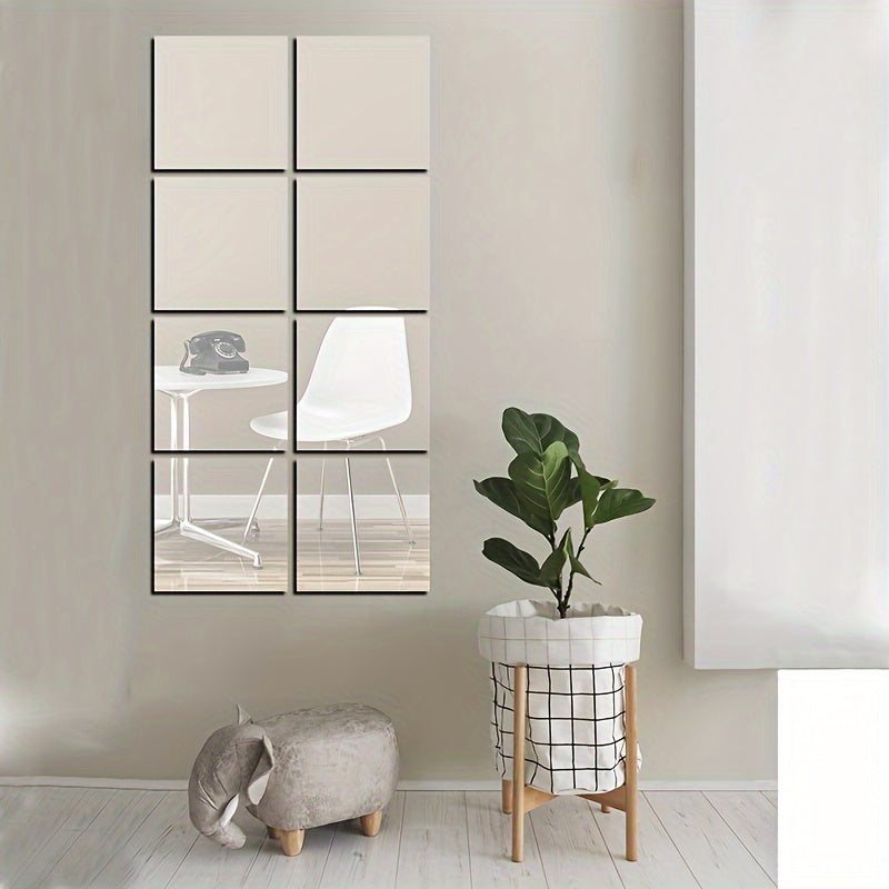 EleganceMirror – Lyxiga 3D Akryl Spegelplattor Set