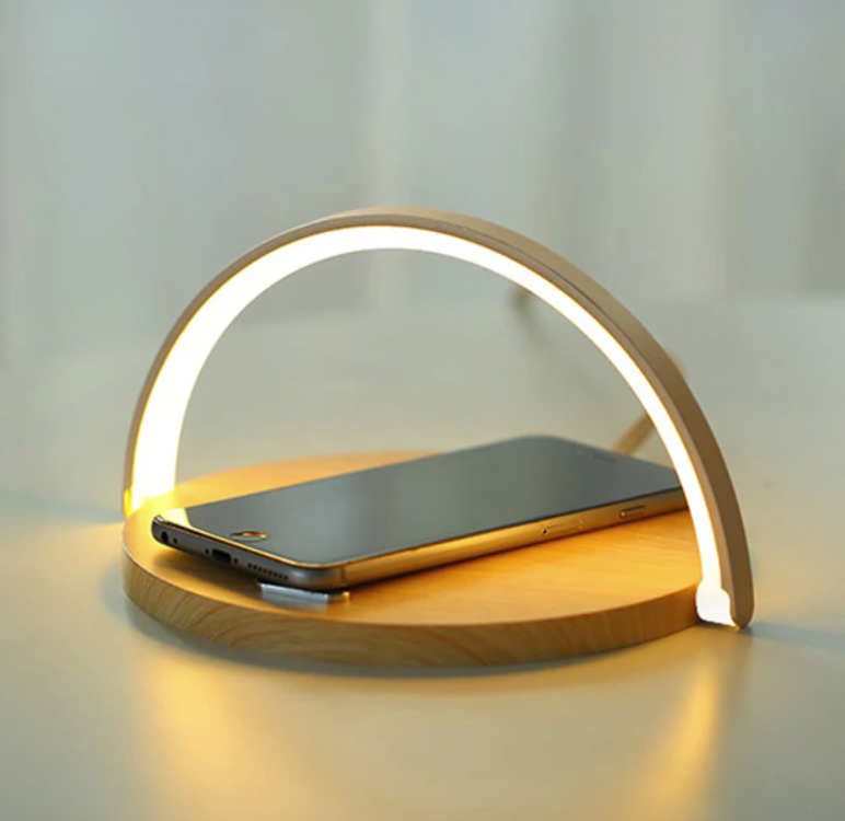Bowlight Design 3-i-1 Nattlampa – Trådlös Laddare &amp; Lampa