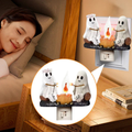 Spökljus med fladdrande nattlampa ️‍