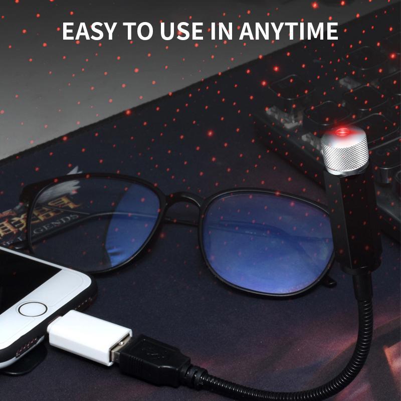 Bil och Hem Filt Romantisk USB Nattlampa