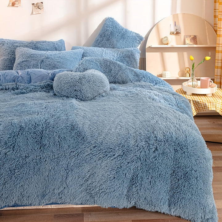Lyxigt Sammet Duvet Täcke Set för Ultimat Komfort