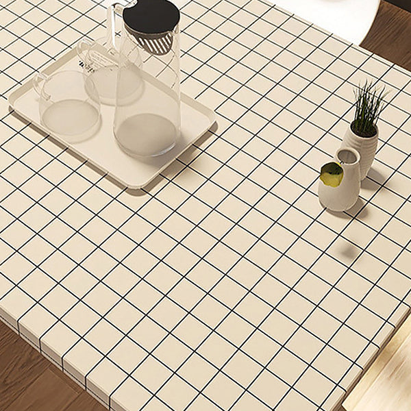 Vit Peel &amp; Stick Tile Spegel Plast Nät Tapet för Kök och Badrum
