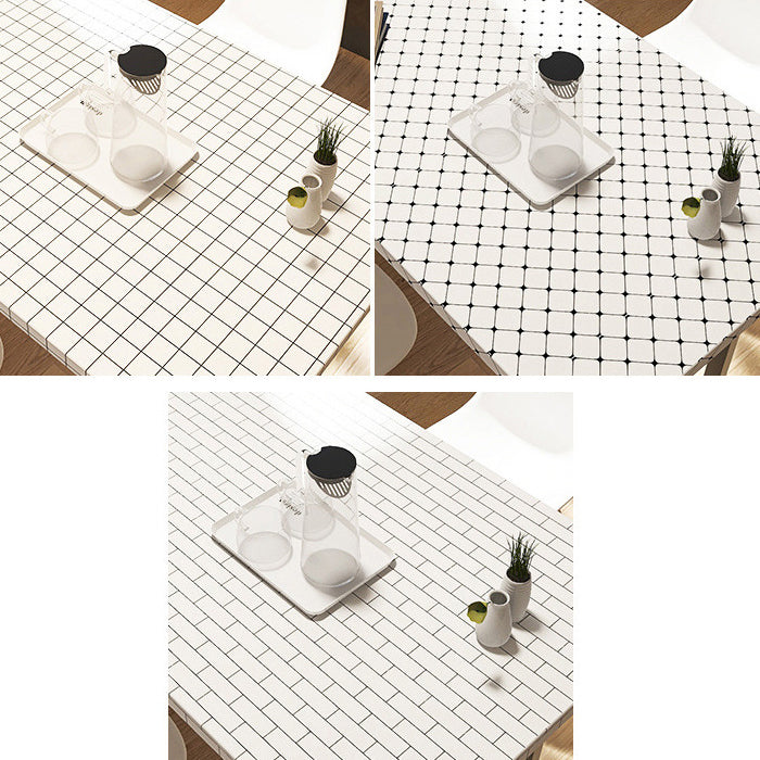 Vit Peel &amp; Stick Tile Spegel Plast Nät Tapet för Kök och Badrum