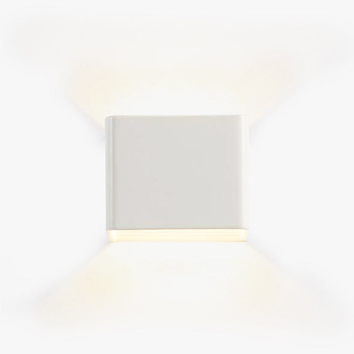 Modern fyrkantig vägglampa