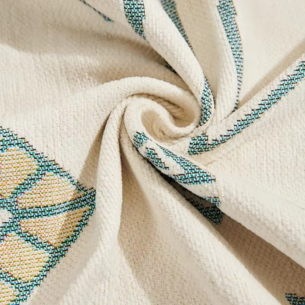 Meringue Chenille Geometri Sofföverdrag