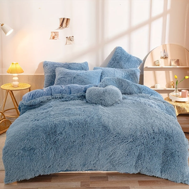 Lyxigt Sammet Duvet Täcke Set för Ultimat Komfort