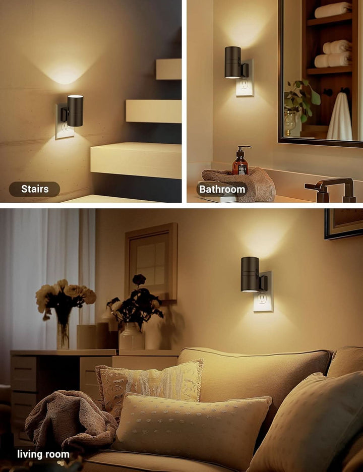 NIGHTSENSE – LED-nattlampa med skymningssensor, bländfri och energieffektiv