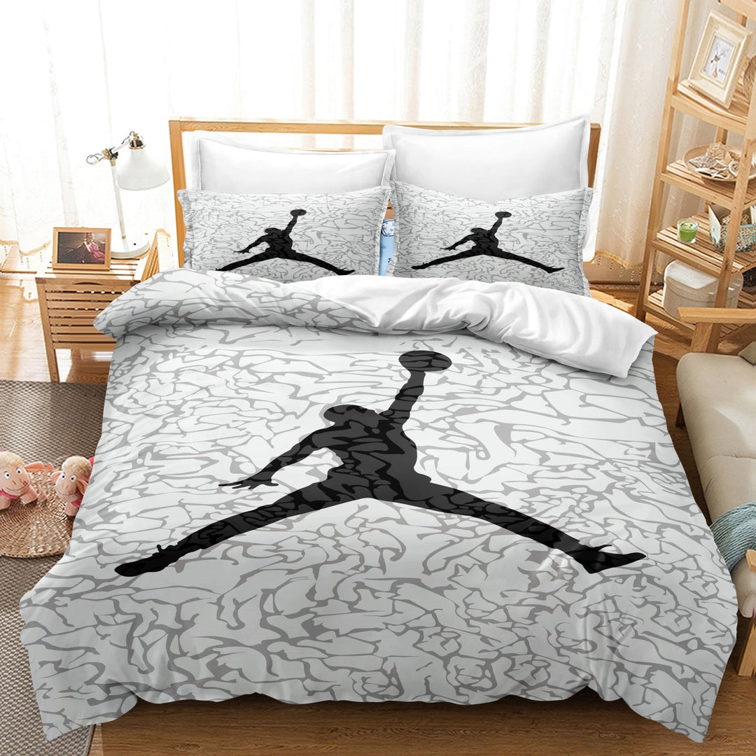 Sportig Lyx Basket Duvet Cover Set - Ultimat Sömnkomfort