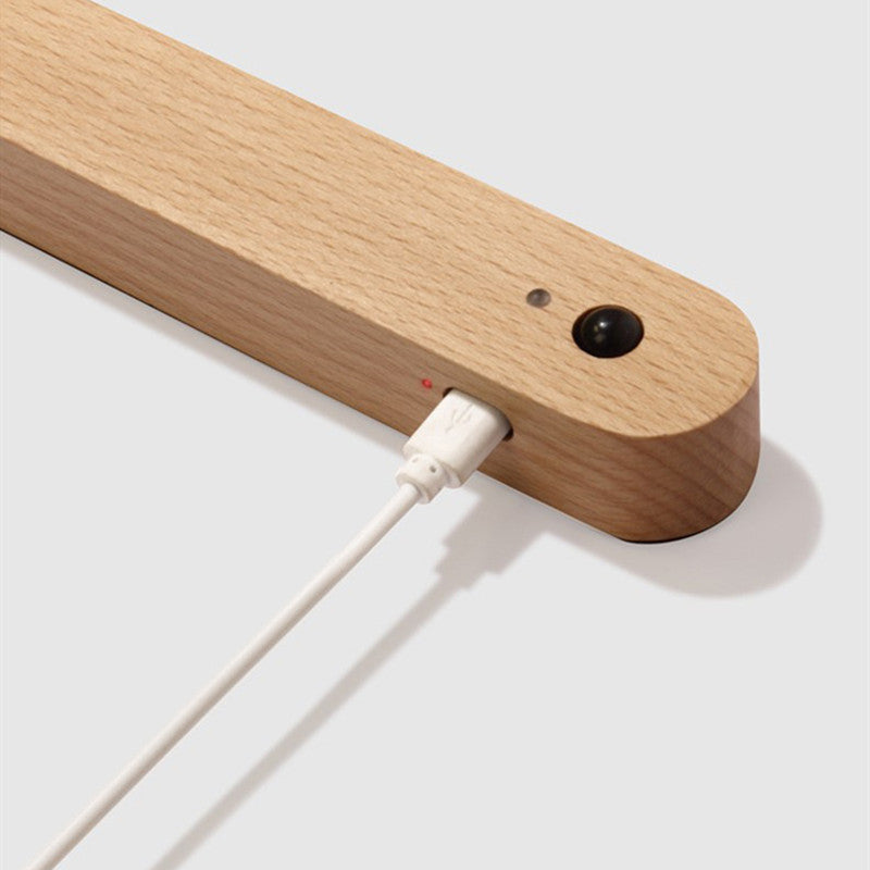 Uppladdningsbar trådlös magnetisk LED rörelsesensor nattlampa, för hall, garderob, trappor, badrum, bil