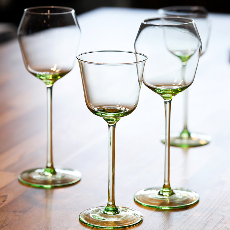 Bareqeth Grön Vin Glas