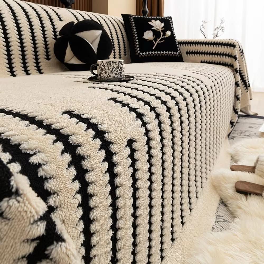 Plush Sofföverdrag med Rutschfri Baksida