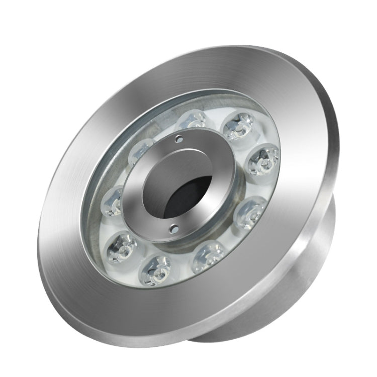 18W Landskapsfärgad färgändringsring LED Rostfritt Stål Underwater Fountain Light (färgglad)
