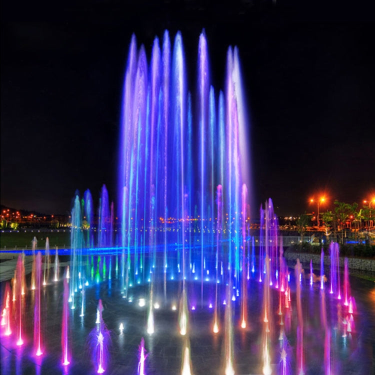 18W Landskapsfärgad färgändringsring LED Rostfritt Stål Underwater Fountain Light (färgglad)
