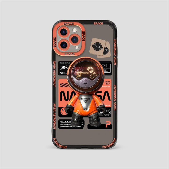 Rymdtid Astronaut Konstnärlig Telefonfodral