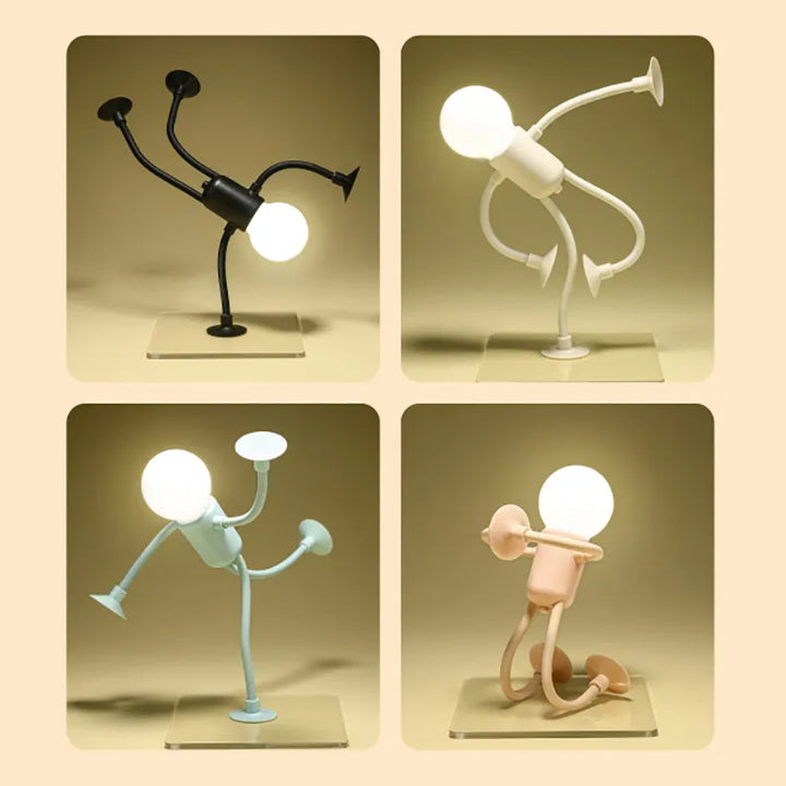 LED Nattlampa med Flexibel Sugkopp