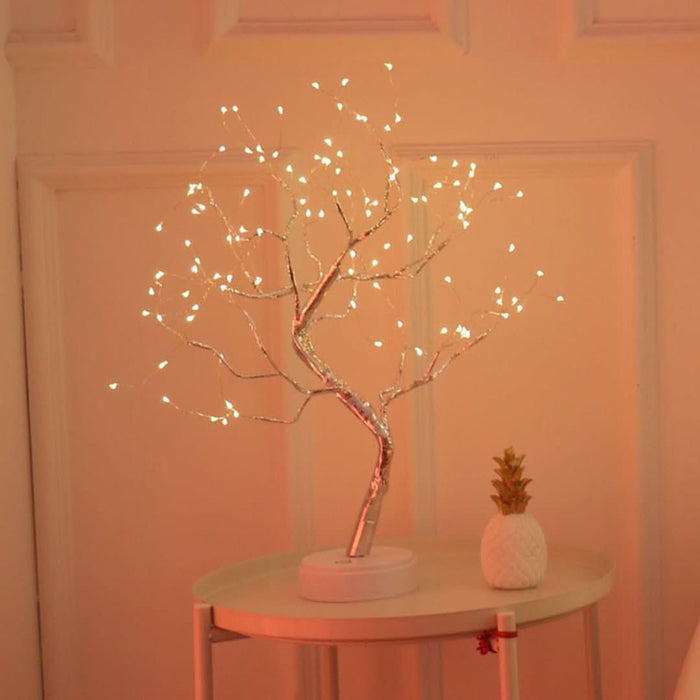 Ljus Träd Bordslampa