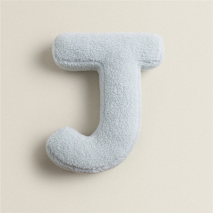 Alfabet Bokstav Fleece Kudde
