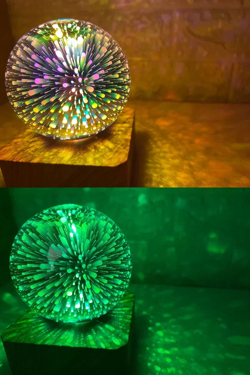 LumiNova 3D Nattlampa | färgändrande stjärnhimmel-lampa | USB LED Dekorativ Lampa | För Sovrum &amp; Gåvoidéer