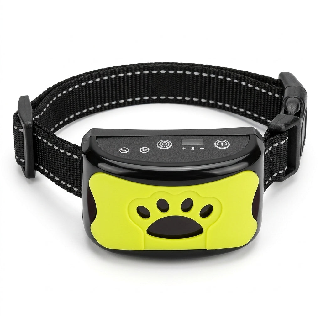 Intelligent anti-bark hundhalsband med ljudvågsteknologi och justerbar passform